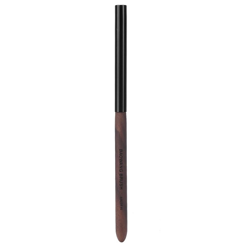 Professional Nail Art Brush Set 5 Piece Kit Size 02 Walnut Wood Handle Salon Quality DIY Tools - Image 1
